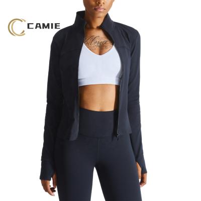 China CAMIE Women's QUICK DRY Winter Sports Wear Lulu Style Sports Jackets for sale