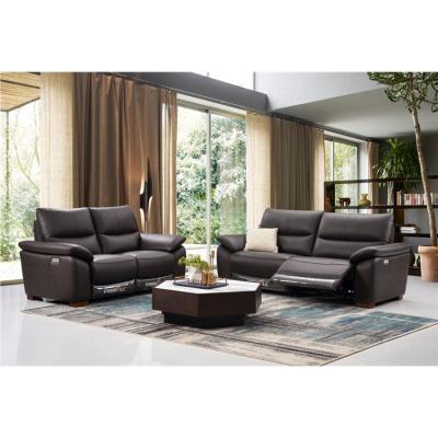 China Luxury Adjustable Modern Furniture Sectional Recliner (Others) Genuine Leather Living Room High End Sofas for sale