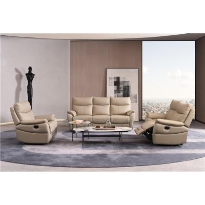 China Factory Wholesale Modern Simple Luxury Furniture Adjustable (Height) 3+2+1 Seats Recliner Living Room Sectional Sofas for sale