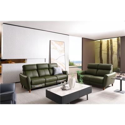 China Wholesale modern simple luxury furniture extendable electric function recliner living room sectional sofas for sale