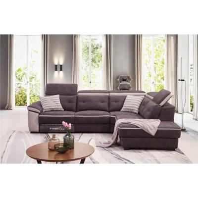 China Factory Sales Adjustable Farrell Style (Size) European Luxury Classic Couch Sofa Set Home Decor L Shape Seats Living Room Sectional Sofa for sale