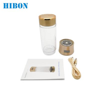 China HIBON HB-H03 Car Portable Hydrogen Rich Water Ionizer / Hydrogen Water Generator Bottle Anti Aging for sale