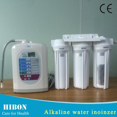 China Household Alkaline Ionized Water Machine With External Mini Ozonator Water Filter for sale