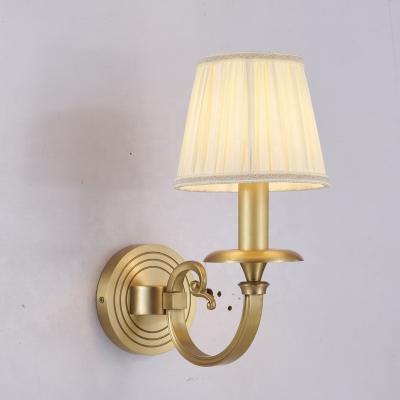 China Not Post Dimmable Modern High Grade Creative Copper Wall Lamp For Hotel And Living Room Villa Sales Department for sale