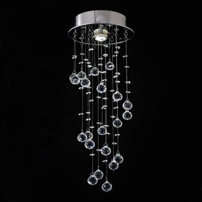 China Wholesale Modern K9 Crystal Chandelier Mini Hanging Kitchen Group Ceiling Light Elegant Lighting Crystal Chandelier for sale