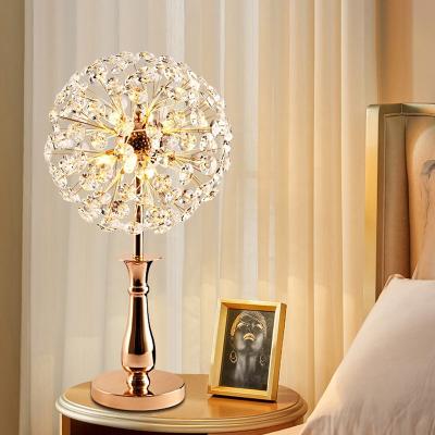 China Not Dimmable Modern Professional Study Desk Iron Light Home Stone Bedside Table Bedroom Led Lamp for sale