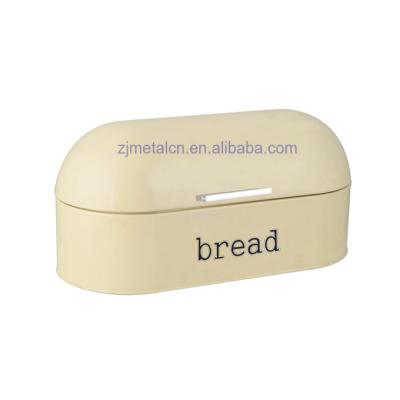 China Sustainable Large Cream Powder Coating Hotel Kitchen Bread Box for sale