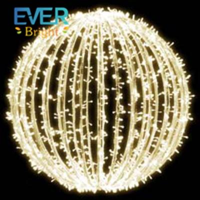 China Outdoor Commercial Use 3D 1m Ball Pattern Light For Commercial Christmas Decoration for sale