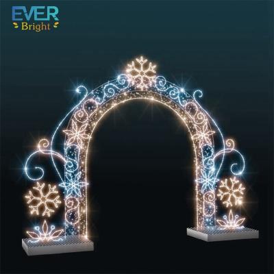 China Commercial Use LED Pattern Lights Decoration , 3d Arch Street Light Christmas Illuminated Pattern for sale