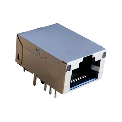 China J0G-0003NL Ultra-thin Magnetic Label Integrated RJ45 Connector - Single Left RJ45 for sale