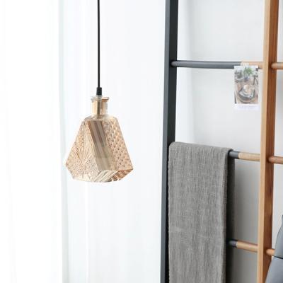 China Creative Modern New Design XO Bottle Frosted Glass Shade Pendant Ceiling Light HT82229a-1P for sale