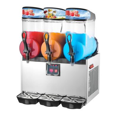 China Food & Beverage Factory Food & Beverage Factory 3 Bowls Slush Machine Slushie Machine With LED Light Cover for sale