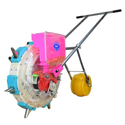 China Farms corn seed hand push machine maize bean manual seeders automatic supplementary planter 5mouths plant spacing 33cm for sale