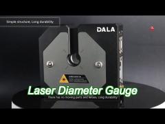 high speed laser diameter measuring device dual axis laser micrometer 10khz