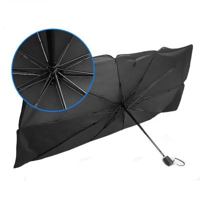 China Car Windshield Sunshade Umbrella Foldable UV Protect Umbrella with 190T Nylon Fabric for sale