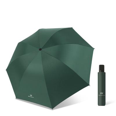 China Free Sample Cost Stock Promotion Hand Open Sun Protection Folding UV Umbrella for sale