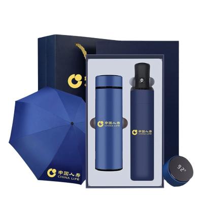 China Caldeirão com quadro de aço Thermos Cup e guarda-chuva Set para promoções de publicidade empresarial à venda