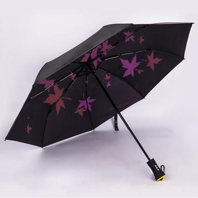 China Minimalist Design Fully Automatic Folding Umbrella with Rechargeable Bluetooth Speaker for sale