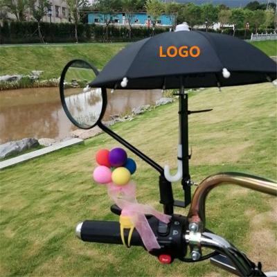 China Minimalist Design Motorcycle Umbrella Sun Shade and Rain Protection for Electric Car for sale