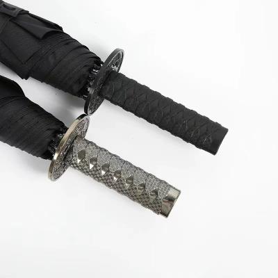 Cina Spade samurai giapponese coltello ombrello a prova di vento creativo femminile maschile auto grande ombrello in vendita