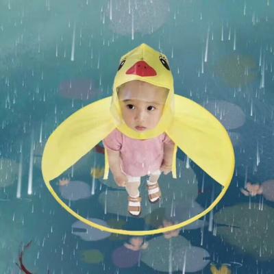 Chine Manche de parapluie en forme de mouche pour enfants, manteau de pluie extérieur avec poncho imperméable transparent à vendre