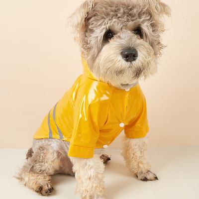 China Protect Your Pet from Rain and Stay Safe PVC Custom Reflective Dog Raincoat for Travel for sale