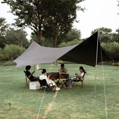 Cina Tenda per campeggio a tela in alluminio UPF 50 Canopy Rifugio solare Portatile Grande spiaggia da picnic in vendita