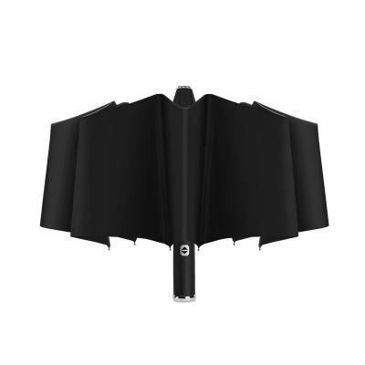 Chine Logo personnalisé imprimé lampe de poche LED parapluie double côtes et design résistant aux UV à vendre