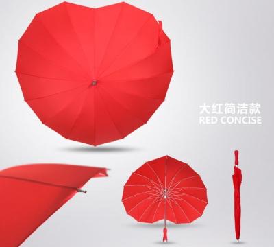 Cina Parasole per feste per adulti con logo personalizzato e design unico a forma di cuore in vendita