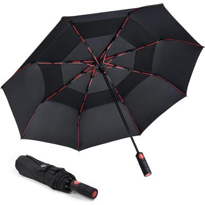 China Men's Business Folding Umbrella with Tire Tread Handle and Breathable Design from German for sale