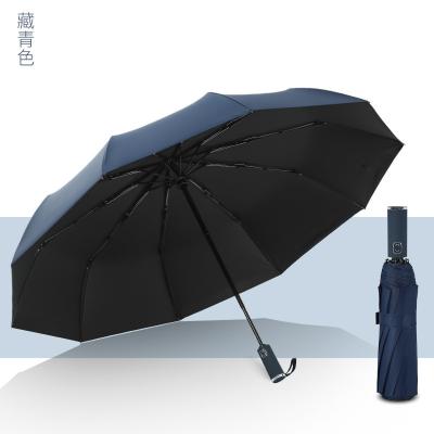 China Customized Logo Printed UV Block Windproof Minimalism Style Rubber Coated Handle Umbrella for sale