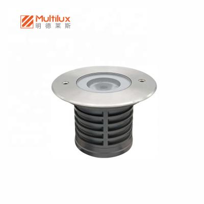 China Waterproof LANDSCAPE 3W Drive Above Ground Stainless Steel Honeycomb Spot Garden Floor Inground LED Floor Light Outdoor for sale