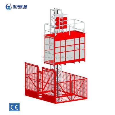 China SC150 150 Building Construction Construction Elevator For Passenger And Material Using Helical Reducer for sale