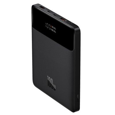 China Quick Charge Support For Baseus 100W Power Bank 20000mAh Type C PD Fast Charging Portable External Battery Charger for Notebook with 100W Cable for sale