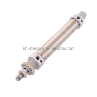 China Factory SMC stainless steel irreparable round cylinder with cushion mini pneumatic cylinder with cushion MFC20-40 for sale