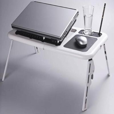 China Mini Laptop Studence Desktop Multi Function Laptop Desk Foldable Computer Desk with Cooling Pad for sale