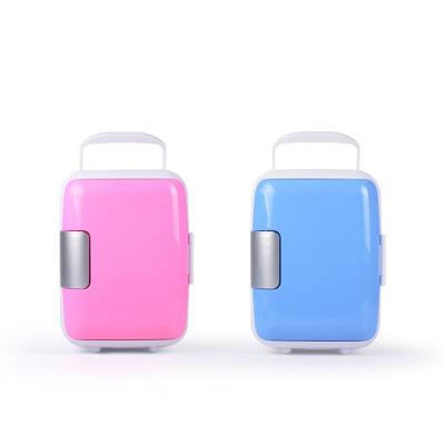 China 4L Ultra-quiet portable cold and hot car refrigerator car home use refrigerator for sale