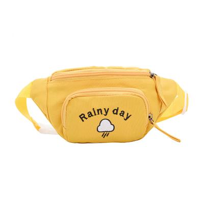 China Water Proof Kids Pinch Waist Pack Belt Cross - Body Trunk Bum Bag Kids Boys Girls Canvas Fanny Pack For Baby for sale