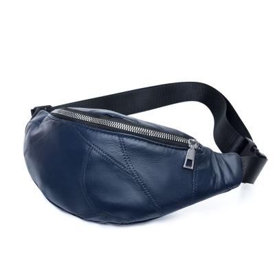 China Water Proof Women Waist Bag Fashion Trunk Bag PU Trim Leather Fanny Pack Stylish Waist Pouch With Adjustable Strap for sale