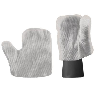 China Wash body Lin'An manufacturer supplier wholesale disposable non-woven mitten for home care for sale