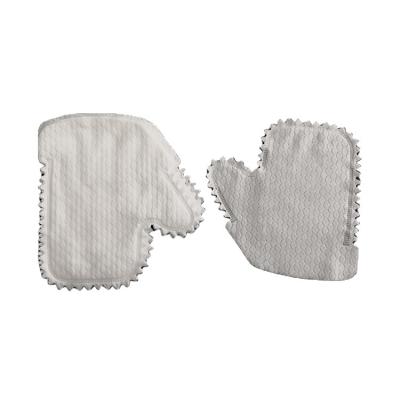 China Household cleaning 60gsm 10 PCS Disposable white non woven hand gloves for household for sale