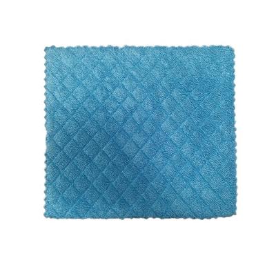 China Quilted Kitchen Microfiber Kitchen Dish Sponge Cloths Cleaning Cloth for sale