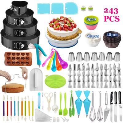 China Sustainable Hot Sale On Amazon Cake Decorating Tools Cake Decorating Supplies Cake Rotating Turntable Baking Supplies for sale