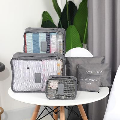 China Six-Piece Sustainable Suit Large Capacity Home Storage Bag Underwear Shoes Clothing Travel Storage Bag for sale