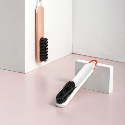 China Sustainable Soft Hair Cleaning Hook Shoe Brush Decontamination Laundry Brush for sale