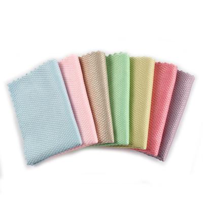 China Sustainable Wholesale 200-400 GSM Polyester Cotton Kitchen Cleaning Cloth Sunglasses Lens Cleaning Cloth for sale