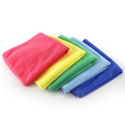 China Sustainable 80 Polyester 20 Polyamide Water Absorption Microfibre Car Wash Towel Dish Kitchen Cleaning Cloth Microfiber Towel for sale