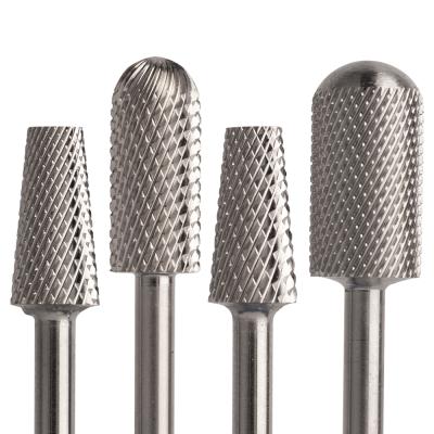 China 2021 Nail Drill Tungsten Carbide Burr Nail Drill Bits 3/32