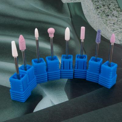 China Small Ball Bit Ceramic Stone Electric Nail Drill Bit Mills Cutter For Manicure for sale