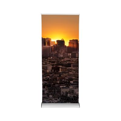 China Advertising Display Banners Costom Outdoor Wide Base Aluminum Rolls Modern Banner Display Stand For Advertising for sale